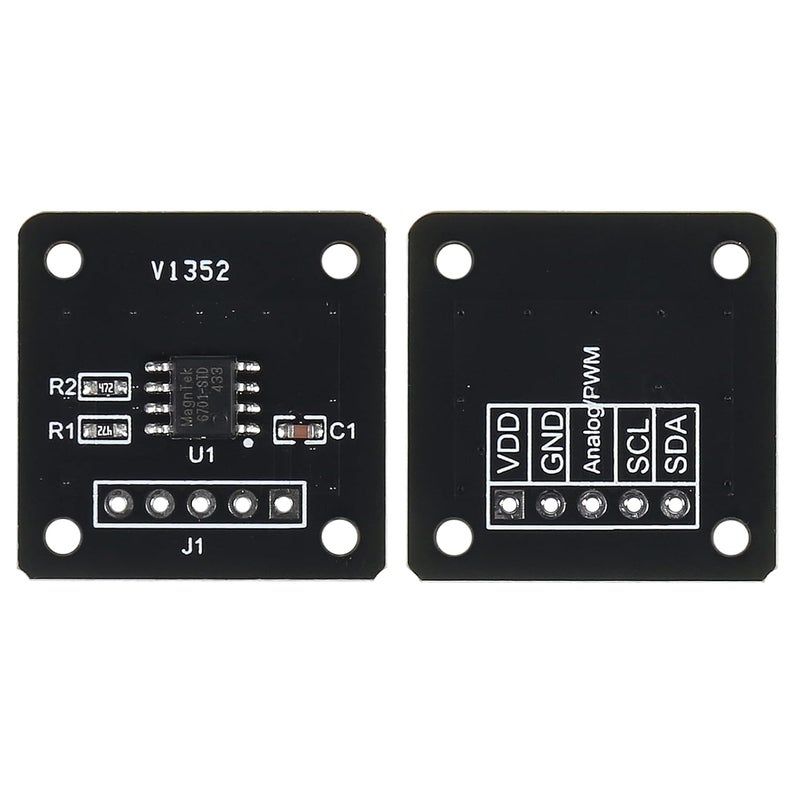 UMLIFE 5PCS MT6701 Magnetic Encoder Magnetic Induction Angle Measurement Sensor Module 14bit High Precision Replacement AS5600 - Image 2
